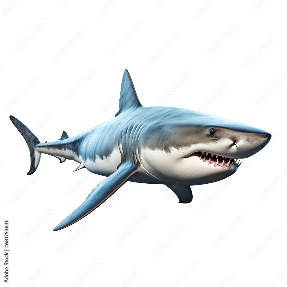 shark isolated on white shark isolated on white