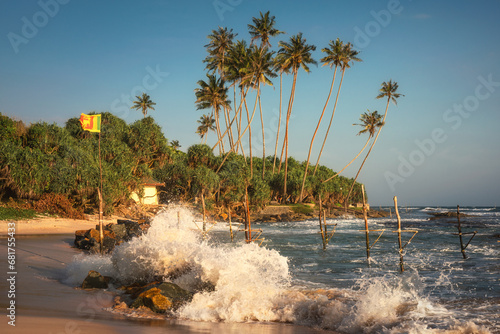 The coastline of the Indian Ocean - Sri Lanka