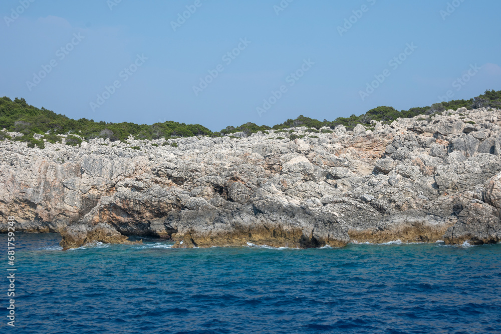 Amazing Seascape of Ionian sea, Greece