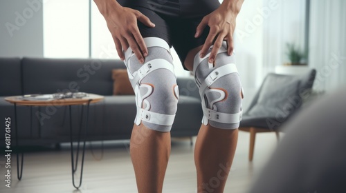 Orthopedic Knee Support Brace for ACL Injury â€“ An Anatomical Fixation Solution for Pain and Injuries that Millions of Fans Love to Follow and photo