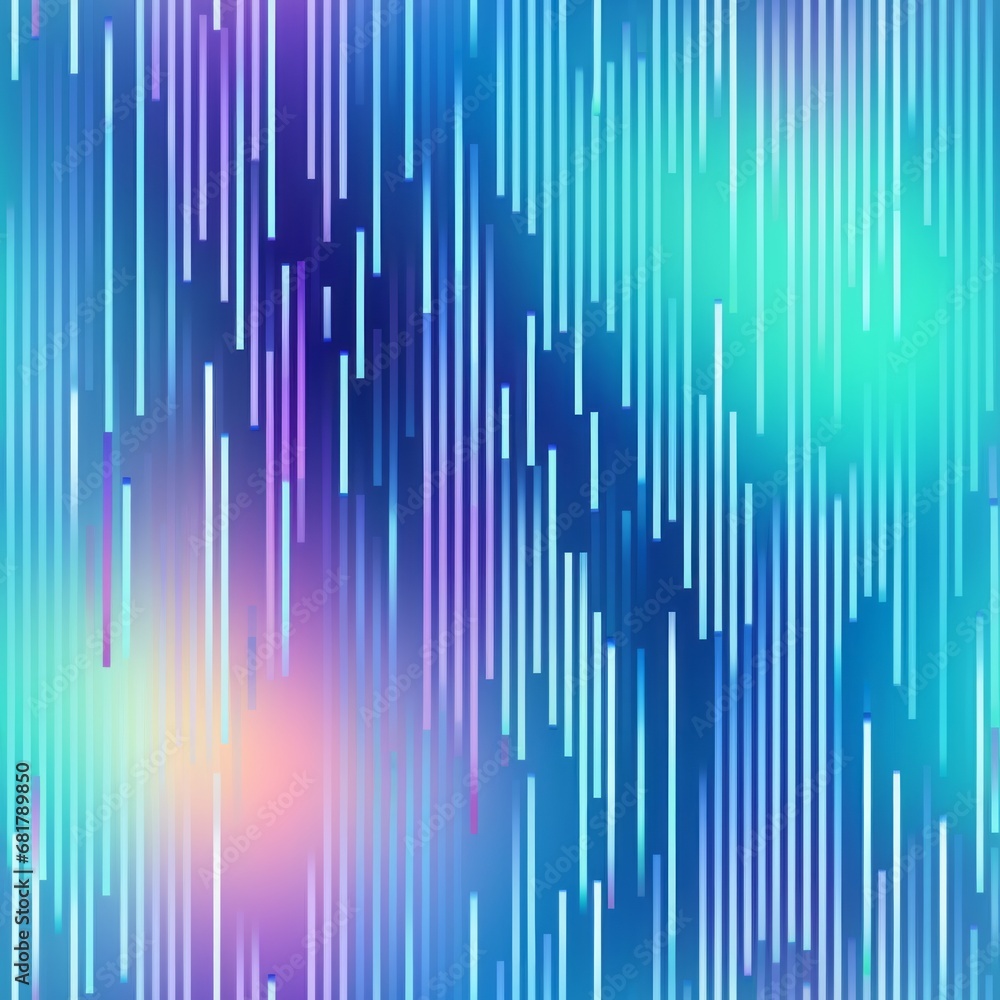 A holographic backdrop embraces retro aesthetics with the incorporation of grain.
A holographic backdrop embraces retro aesthetics with the incorporation of grain.