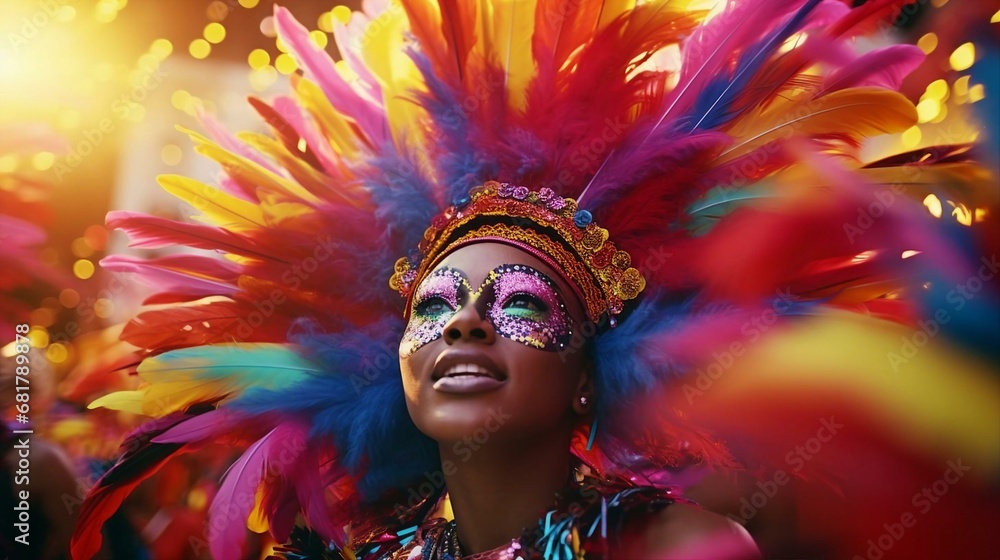 a person wearing a colorful garment a person wearing a colorful garment