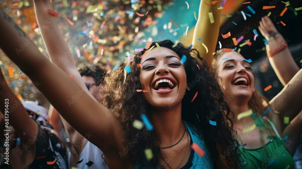 a group of women with their mouths open a group of women with their mouths open