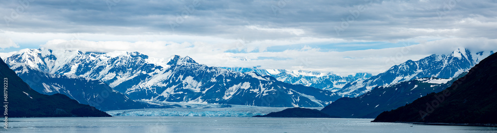 Panorama of Hubbard Glacier, Alaska Panorama of Hubbard Glacier, Alaska