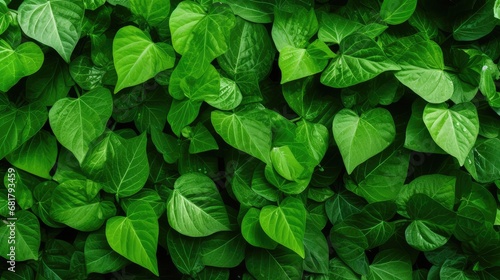 Green leaves background © BrandwayArt