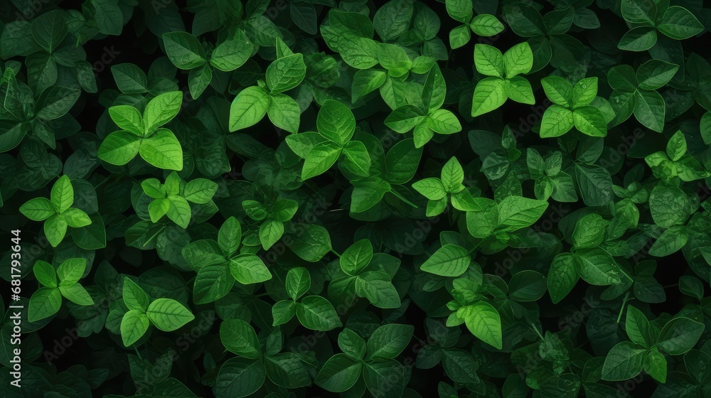 Green leaves background Green leaves background