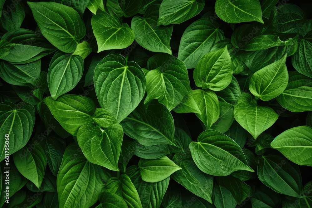 Green leaves background Green leaves background