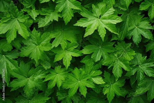 Green leaves background