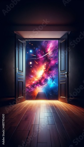 Threshold to the Universe in Vivid Colors