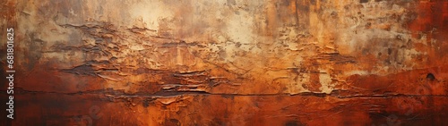 Abstract Painting with Warm Earthy Colors and Textured Surface