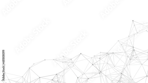 Abstract geometric background. Plexus mesh backdrop illustration.