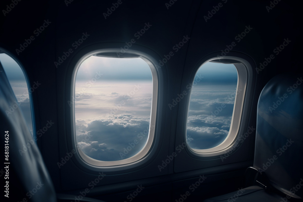 A view from the window of an airplane. Flying over the ground, view over an abyss, flying . Beautiful scenic view of sunset through aircraft window. Image save-path for window airplane. A view from the window of an airplane. Flying over the ground, view over an abyss, flying . Beautiful scenic view of sunset through aircraft window. Image save-path for window airplane.
