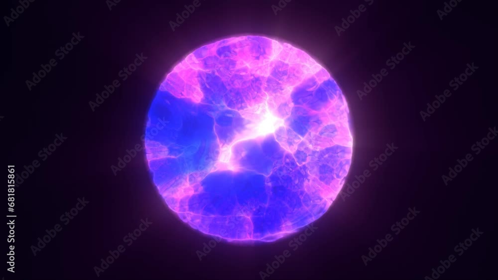 Energy abstract purple sphere of glowing liquid plasma, electric magic round energy ball background Energy abstract purple sphere of glowing liquid plasma, electric magic round energy ball background