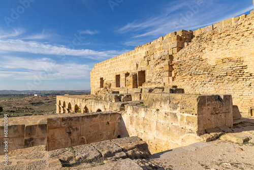 Roman ruins at the Uthina Archaeological Site.