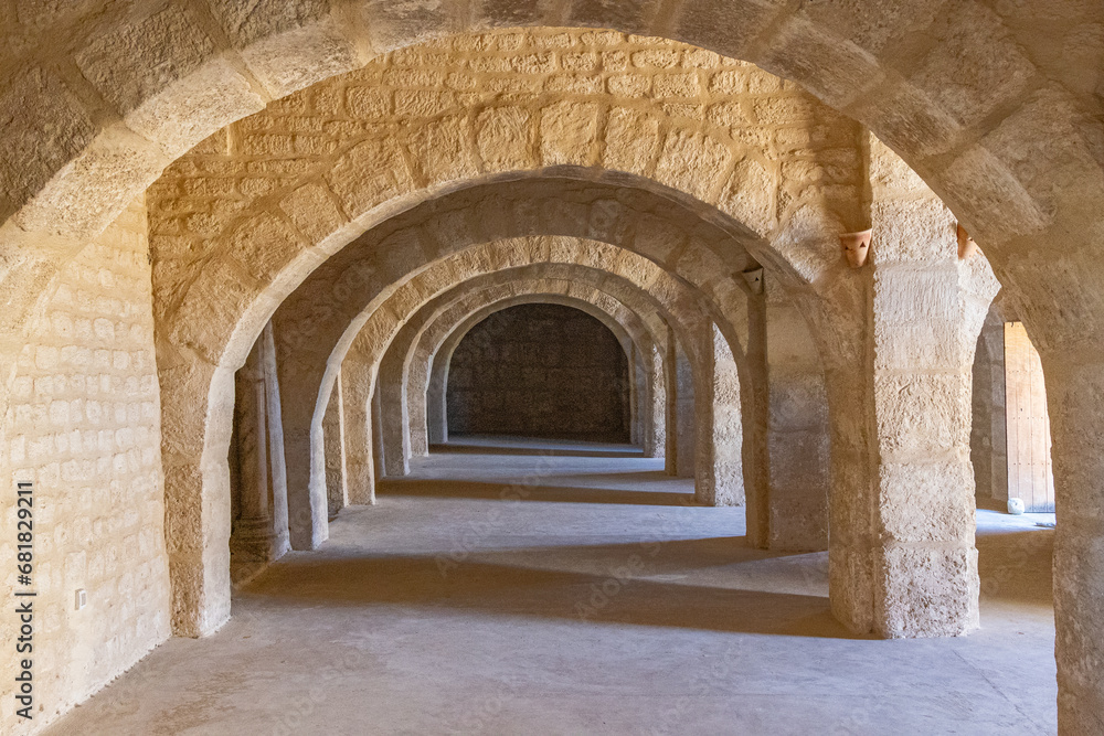Interior view of the Ribat of Sousse.