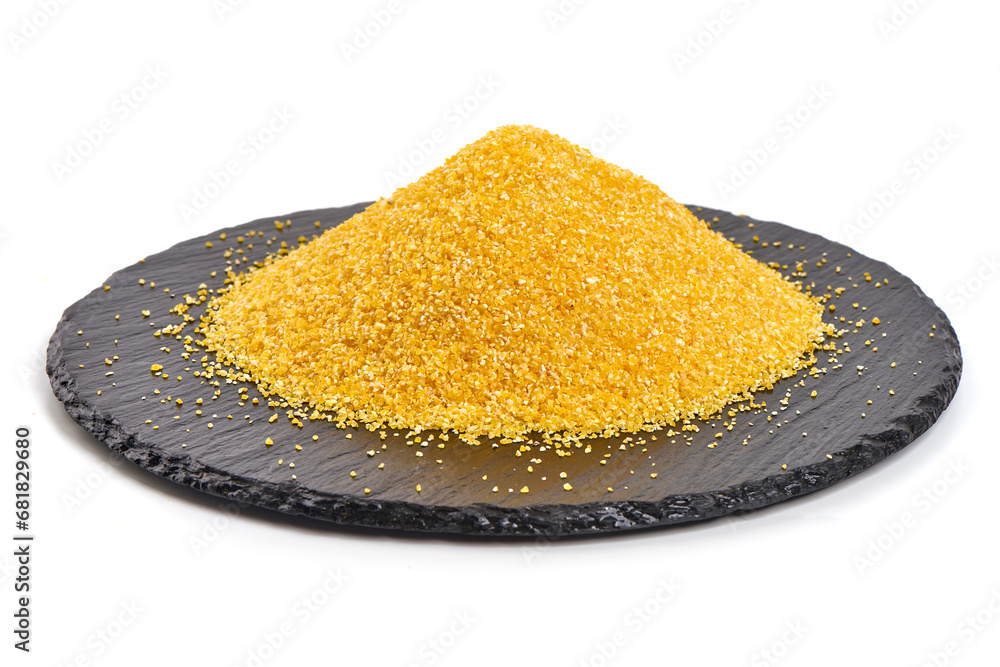 Breadcrumbs in clay pot. Breadcrumbs for nuggets, panko on white background. Breadcrumbs in clay pot. Breadcrumbs for nuggets, panko on white background.