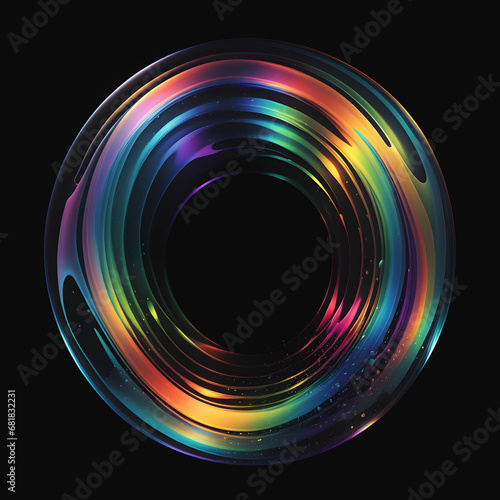 Golden Rainbow Liquid Fluid Glass Background Image Abstract Digital Art Website Poster Gift Card Template