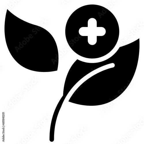 plant seedling growing environment nature leaf solid glyph