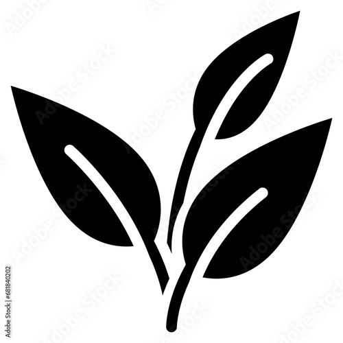 seedling plant tree leaf environment solid glyph