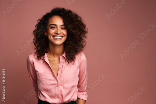 Portrait of a beautiful young african american businesswoman smiling © Iigo
