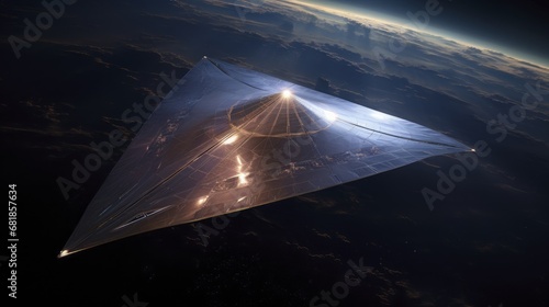 Solar sails advanced technology innovative space propulsion light powered spacecraft futuristic