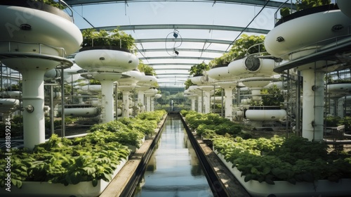 Hydroponic farming soilless cultivation urban agriculture sustainable food production resource photo