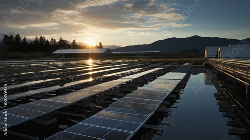 Floating solar farms renewable energy water based power generation sustainable electricity