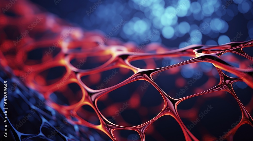 Carbon nanotubes advanced materials innovative technology high strength fibers futuristic - obrazy, fototapety, plakaty 