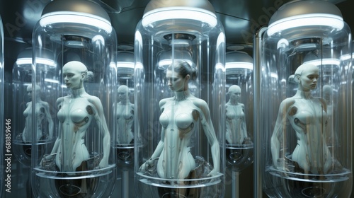 Cryonics advanced technology innovative low temperature preservation suspended animation futuristic photo