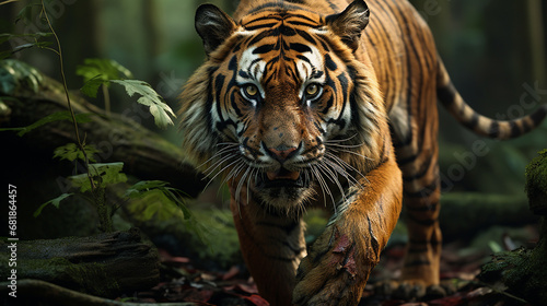 tiger in the zoo HD 8K wallpaper Stock Photographic Image 