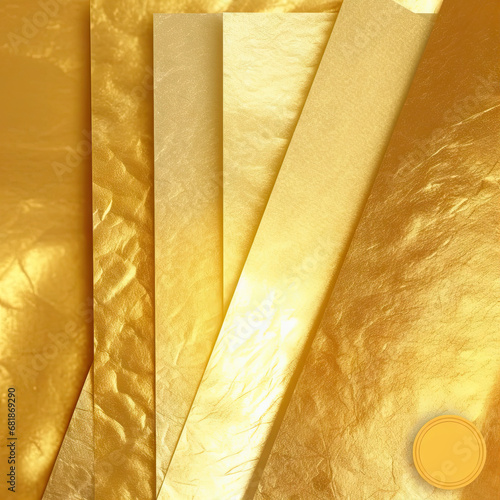  Shimmering Gilded Sheets of Gold Foil
