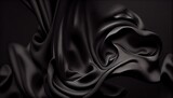 Black cloth background texture silk romantic elegant clothes luxury fashion style shape abstract anniversary art colours curve curvy dark decoration decorative delicate drape drapery fabric fold