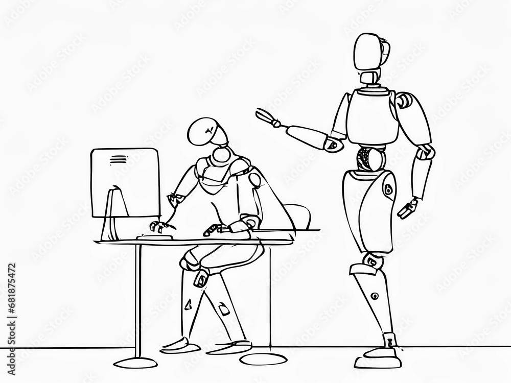 custom made wallpaper toronto digital学習するAIロボット