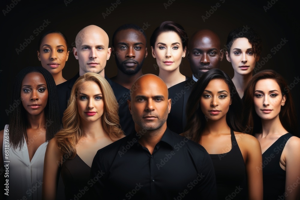 A collage of different faces of the different ethnicities. A collage of different faces of the different ethnicities.