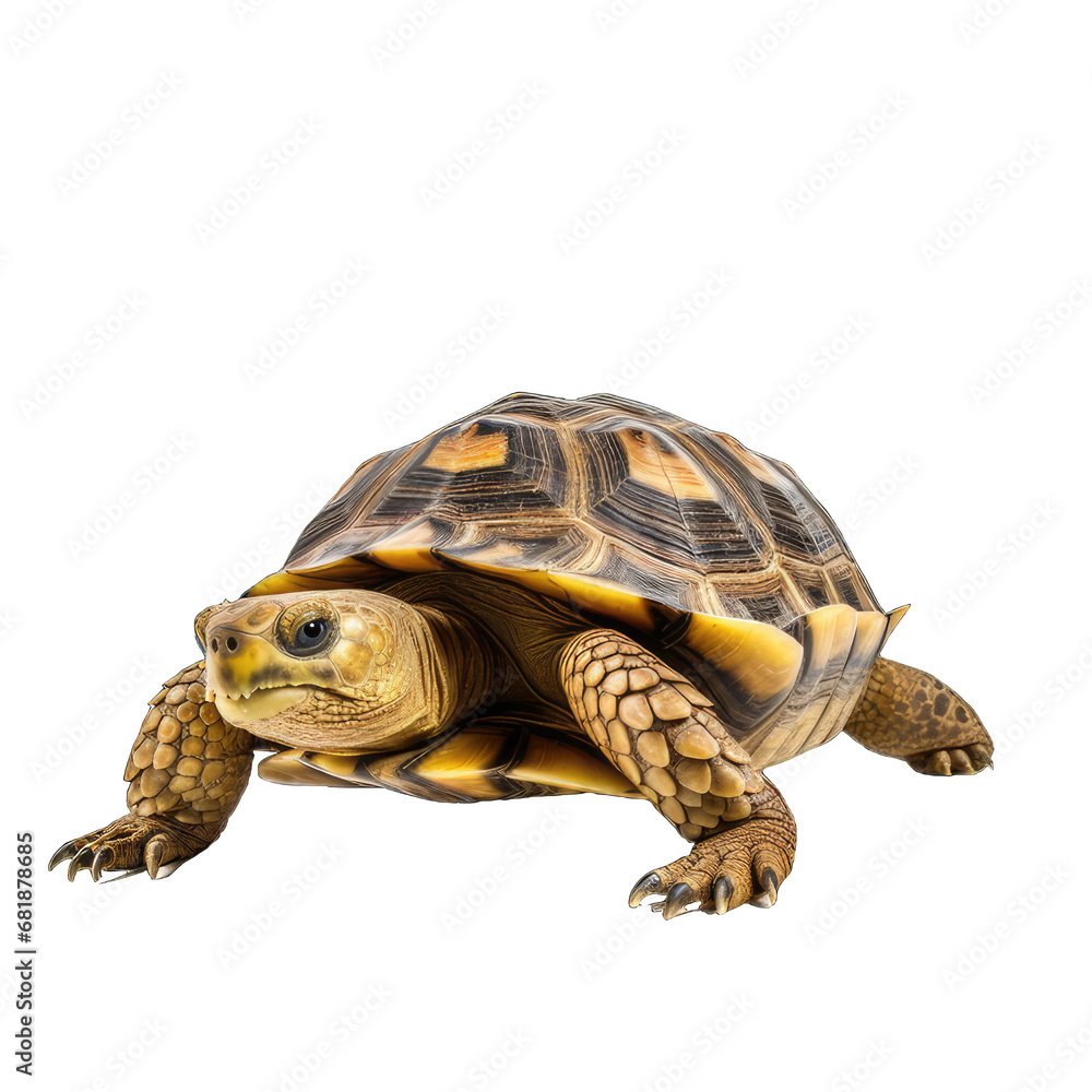 Fototapeta premium turtle PNG isolated on white transparent background