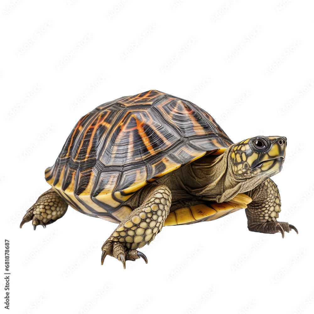 Fototapeta premium turtle PNG isolated on white transparent background