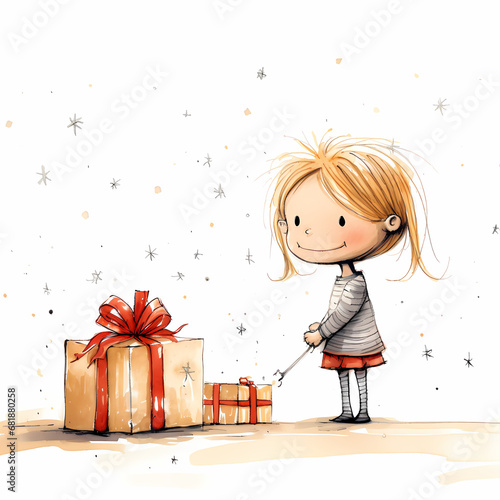 Daughter Gift Christmas Cartoon