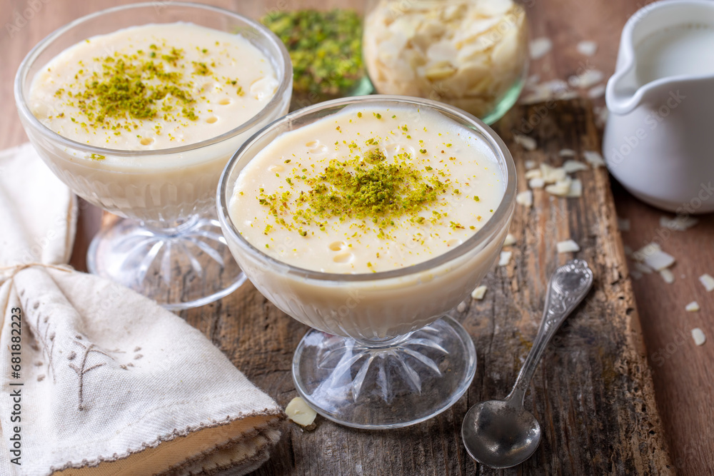 Traditional delicious Turkish Desserts; Keskul Traditional delicious Turkish Desserts; Keskul