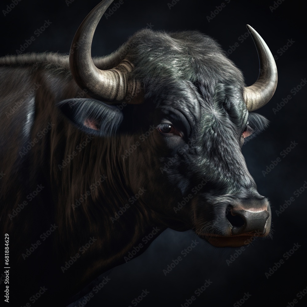 Portrait of a majestic Bull Portrait of a majestic Bull