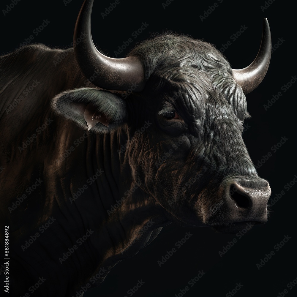 Portrait of a majestic Bull Portrait of a majestic Bull