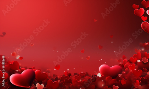 valentine background template with copy space for text © 3rie