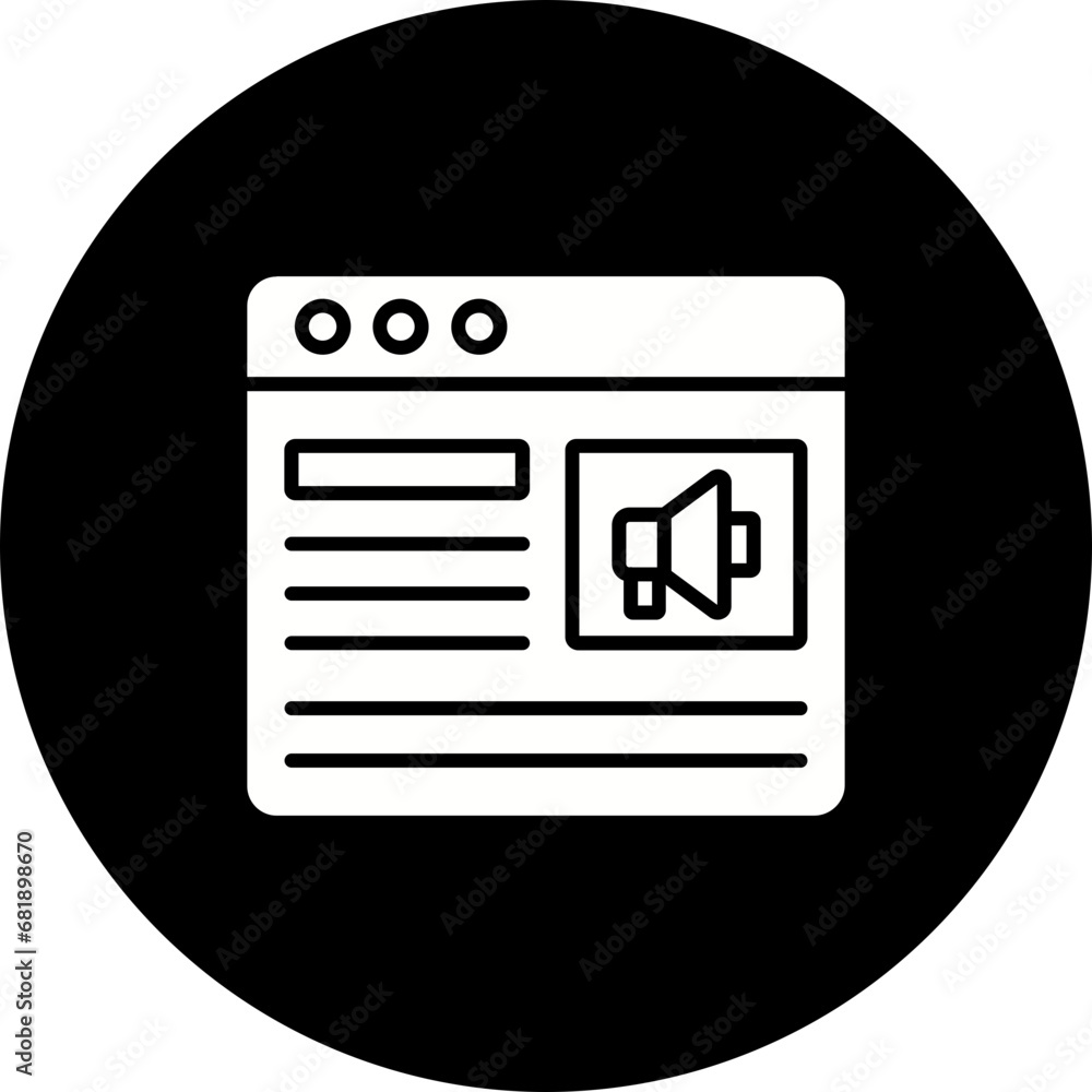 Web Promotion Icon Web Promotion Icon