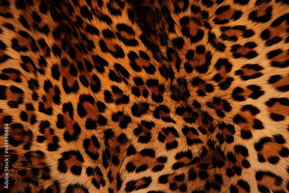 Exotic Leopard fur banner texture. Skin fabric print. Generate Ai Exotic Leopard fur banner texture. Skin fabric print. Generate Ai