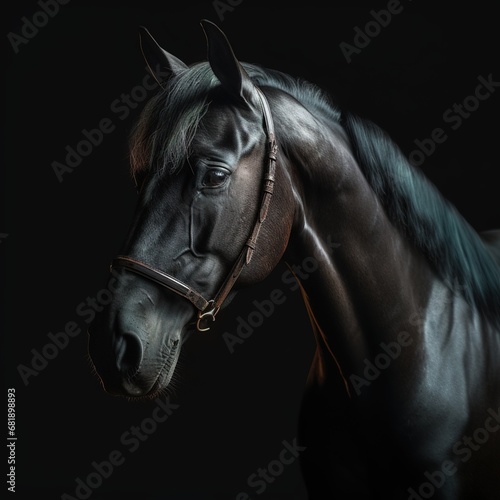 Portrait of a majestic Horse © somsong