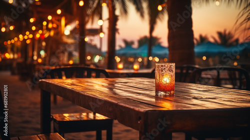 cocktail on the beach HD 8K wallpaper Stock Photographic Image 