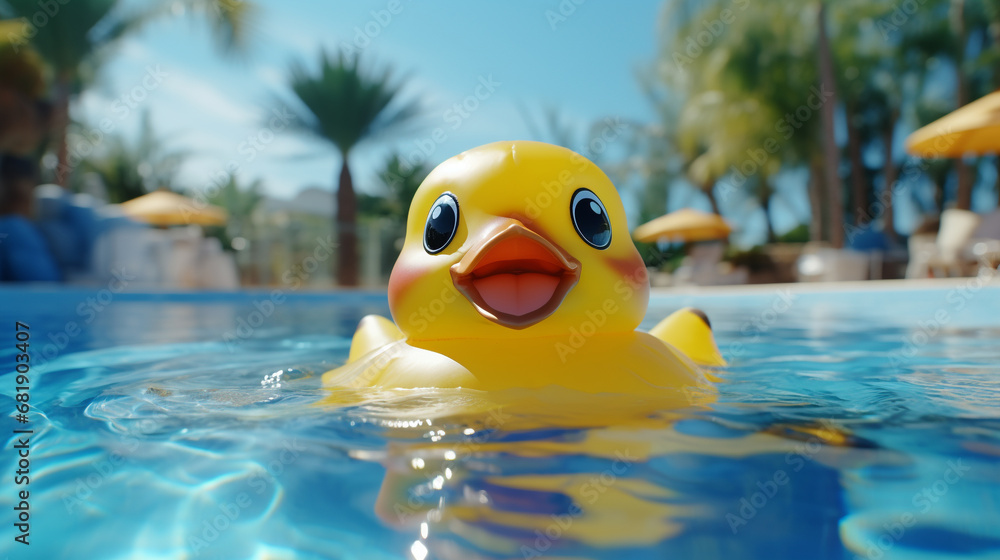 rubber duck in the pool HD 8K wallpaper Stock Photographic Image rubber duck in the pool HD 8K wallpaper Stock Photographic Image