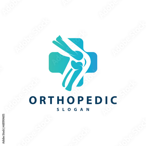 Minimalist Bone Health Logo Illustration Template Design