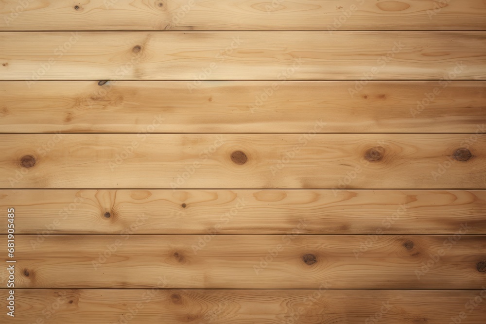 Fototapeta premium Light wood floor texture. Wall board. Generate Ai