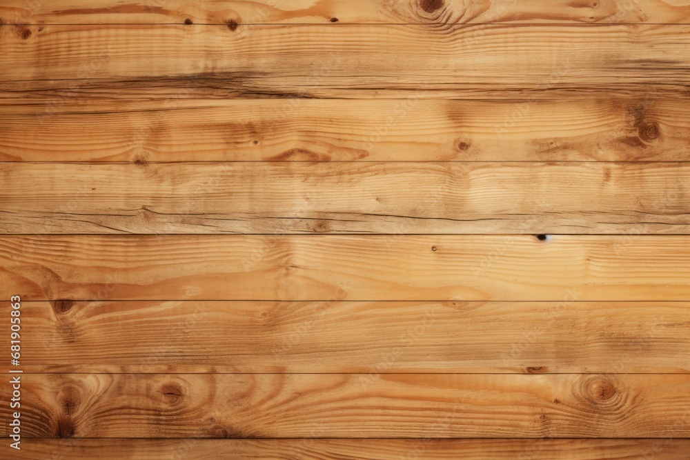 Fototapeta premium Grainy Light wood floor texture. Wall board. Generate Ai