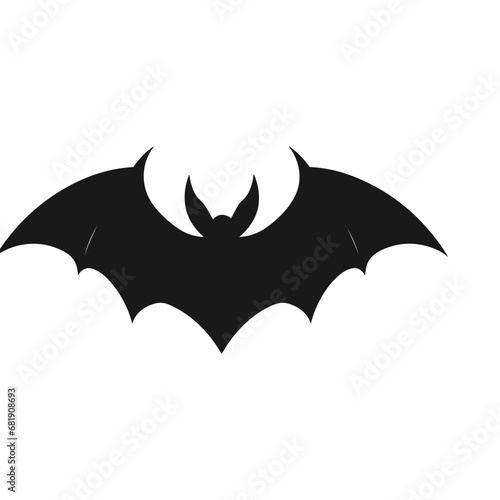 Wallpaper Mural Vampire vector isolated on a white background, A silhouette of Bat flying Torontodigital.ca
